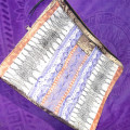 Twelfth Street Cynthia Vincent Women's Blue Bankers Snakeprint Foldover Clutch Bag